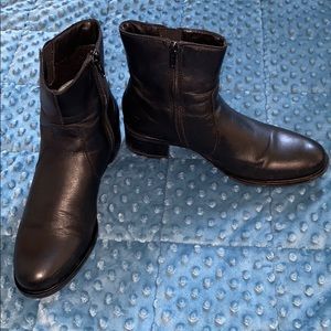 La Canadienne Italian leather Black booties